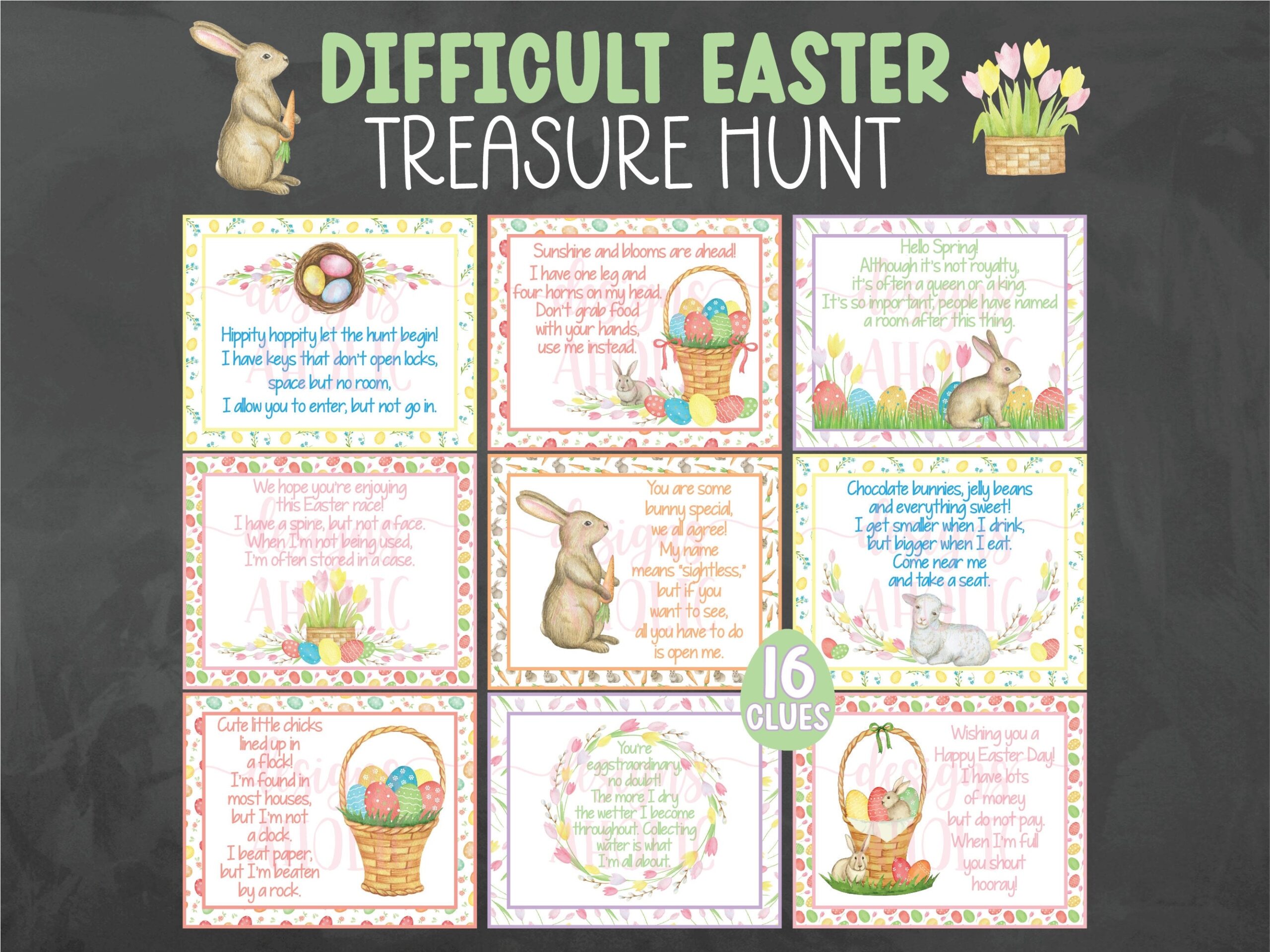 easter hunt with clues easter hunt with clues
