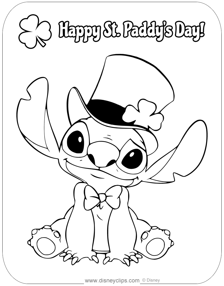 st patrick's day coloring sheets