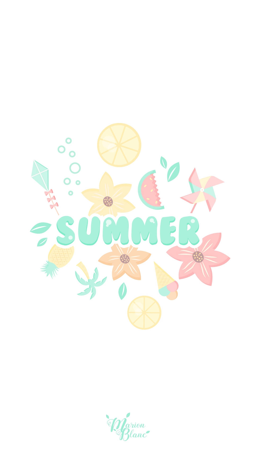 Download Cute Summer Art Wallpaper Wallpapers