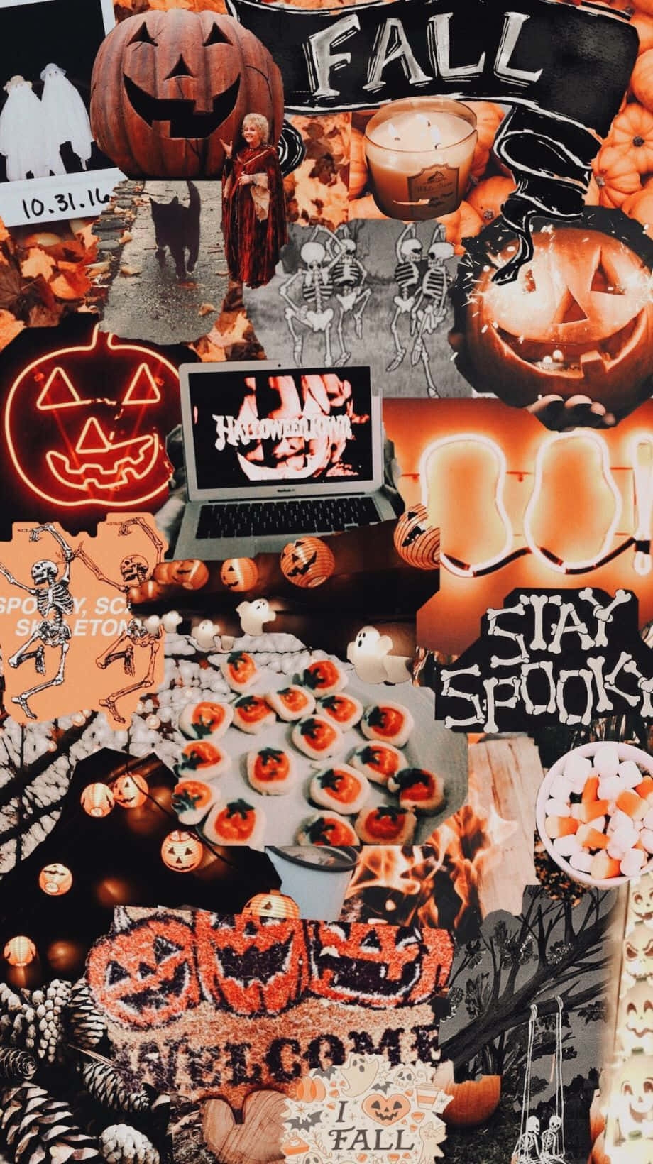 Download Girly Halloween Orange Fall Photos Wallpaper Wallpapers