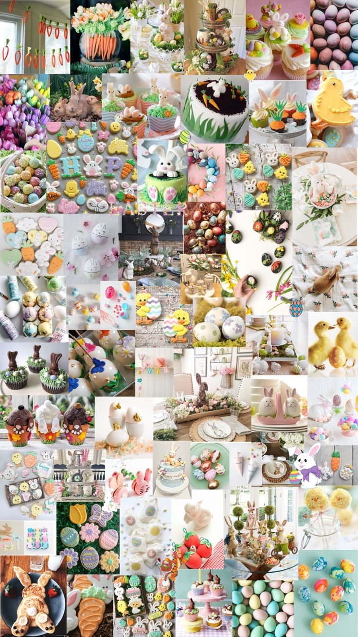 Easter Aesthetic Background
