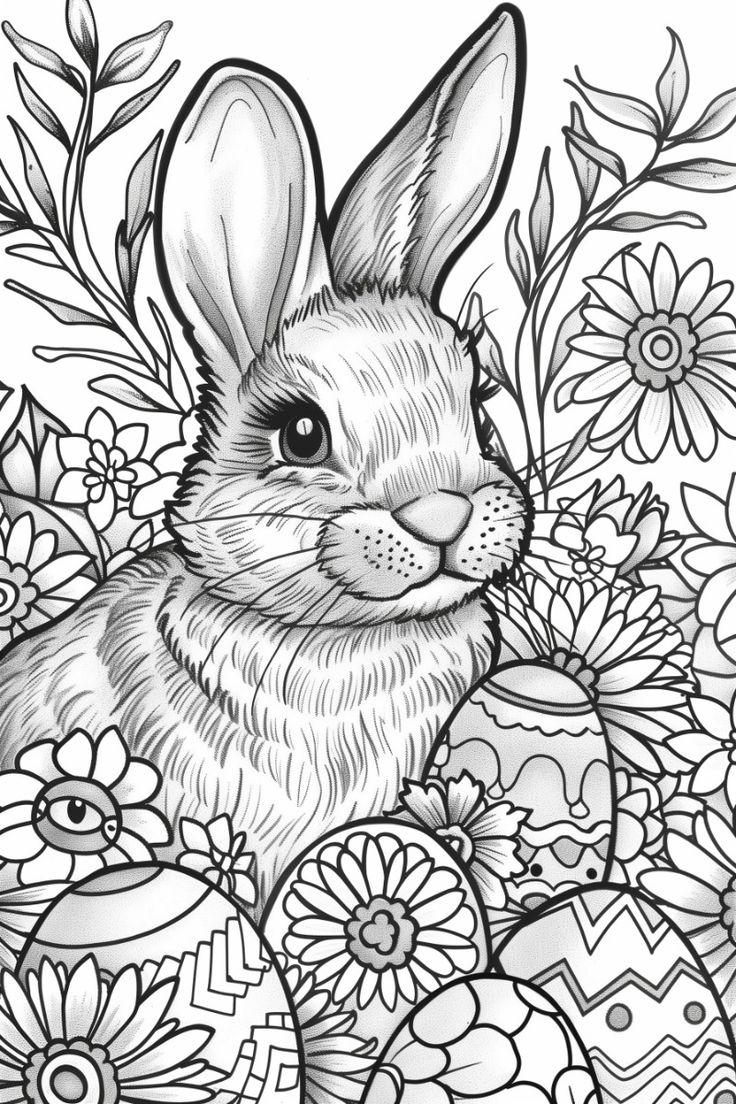 easter color pages free easter color pages free