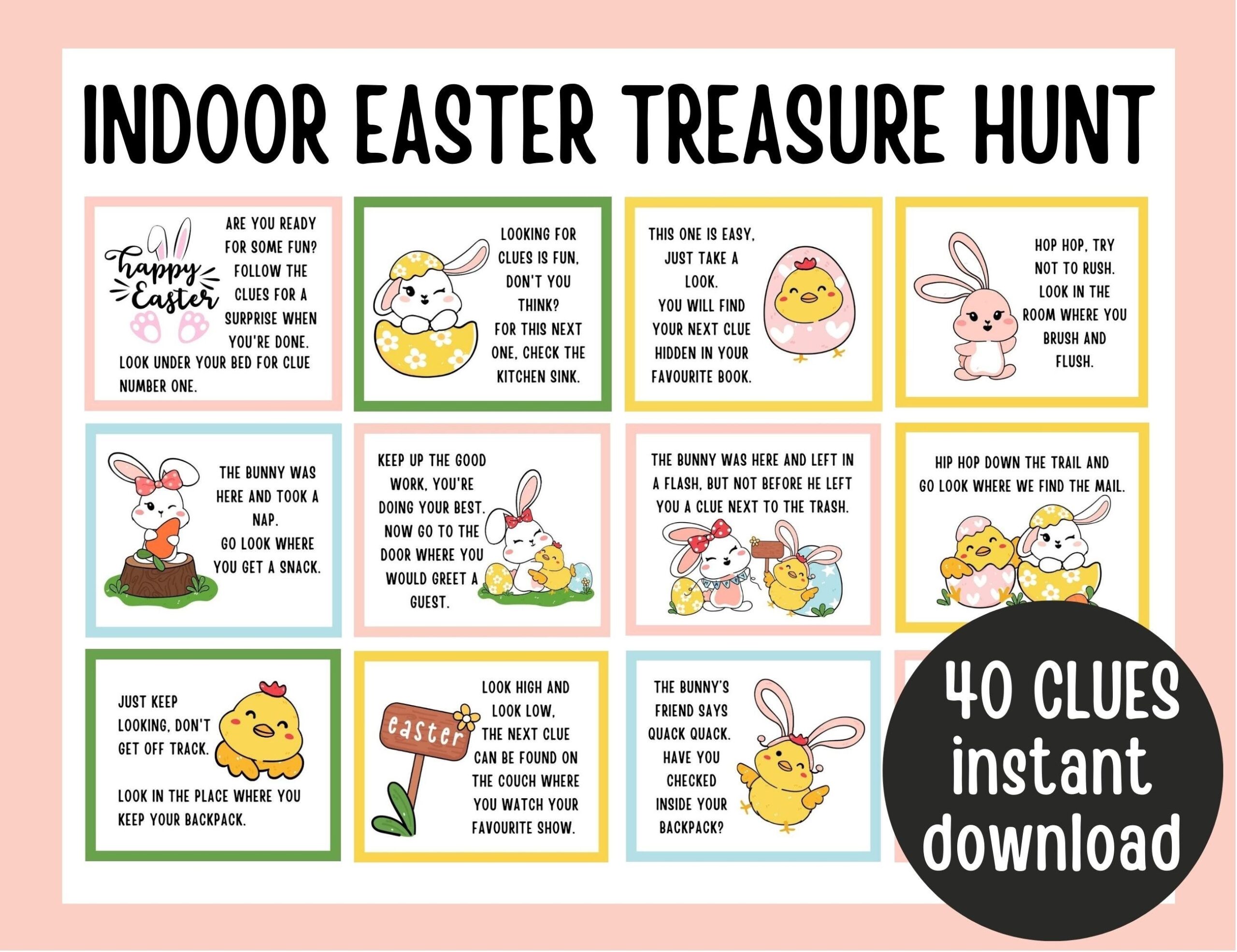 scavenger easter hunt ideas
