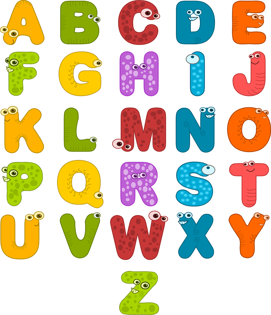 Alphabet Letters A To Z