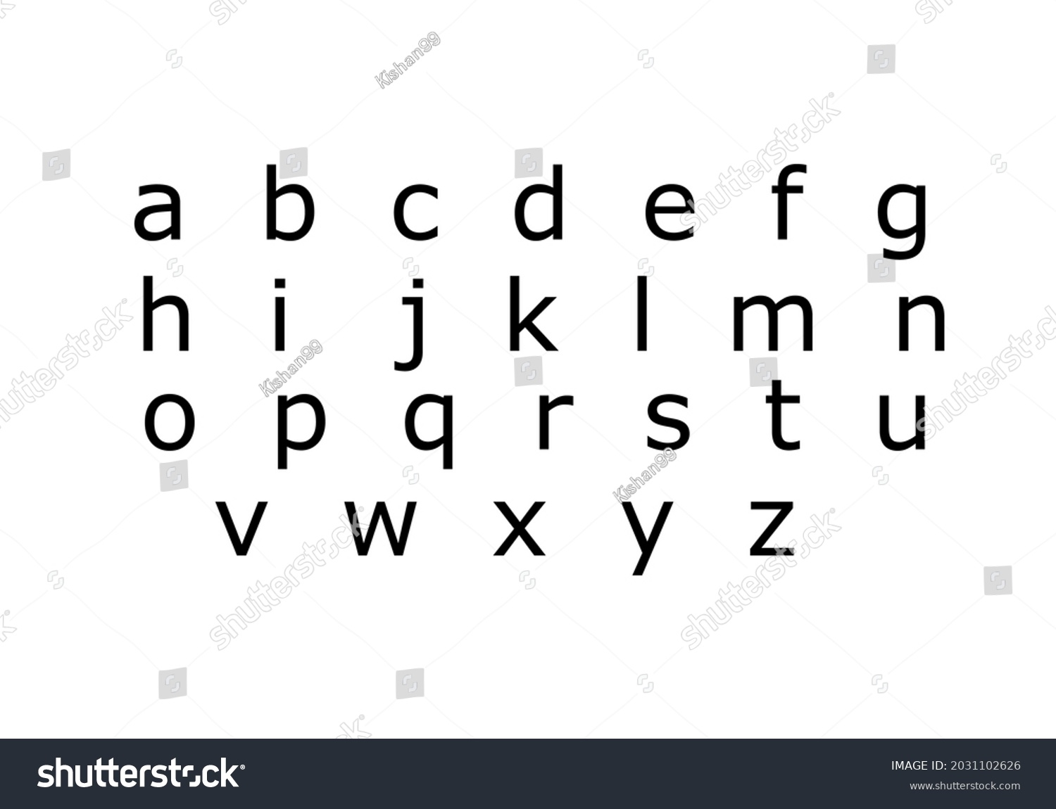 letter in the alphabet