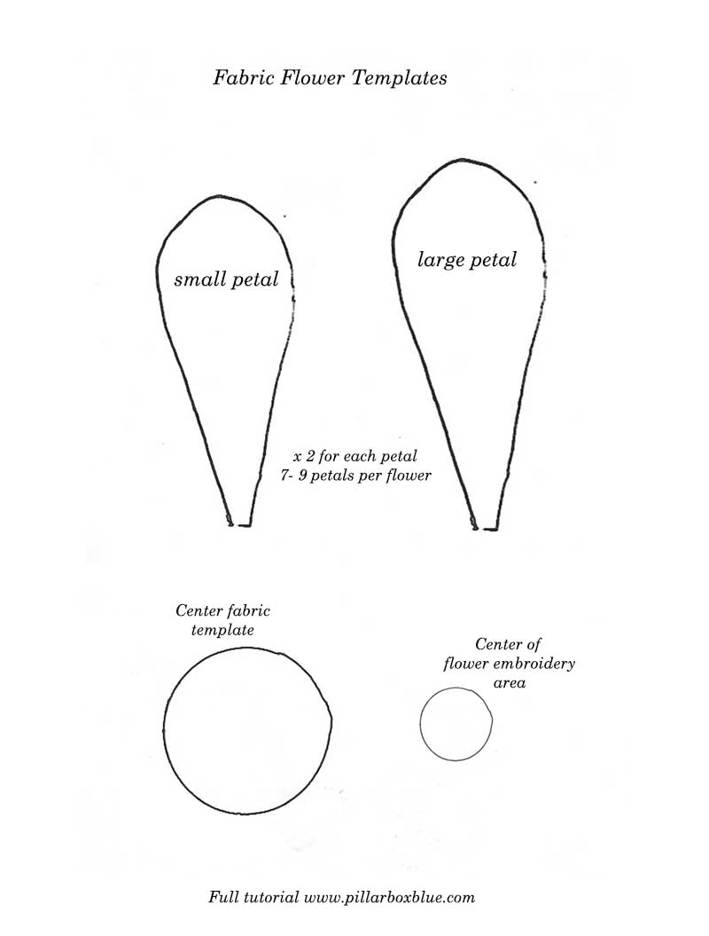 flower with petals template flower with petals template