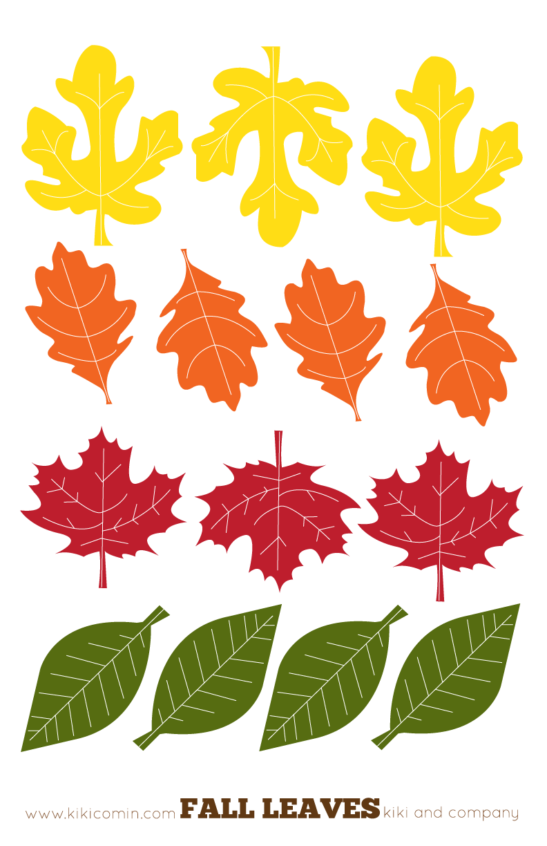 Fall Leaves To Print