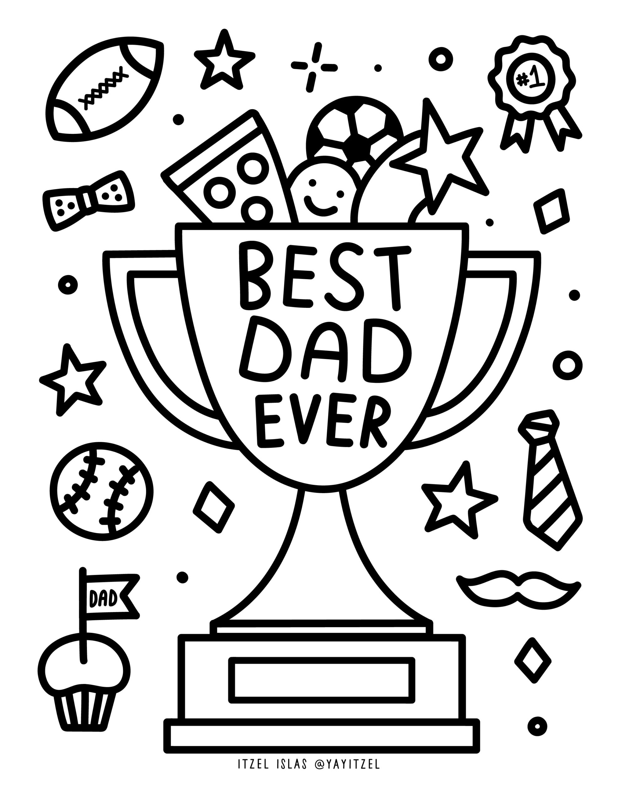 Father s Day Printables Free Coloring Pages Learning Worksheets HP Official Site