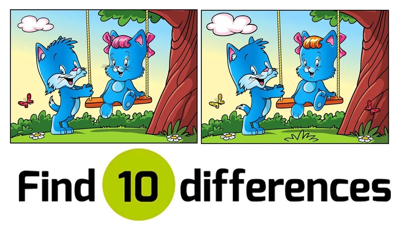 Find The 10 Differences Best Spot The Difference Game Fun Puzzles For Kids Mango Kids YouTube