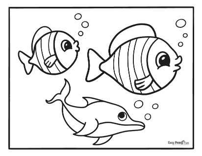 Fish Coloring Pages 30 Printable Sheets Easy Peasy And Fun