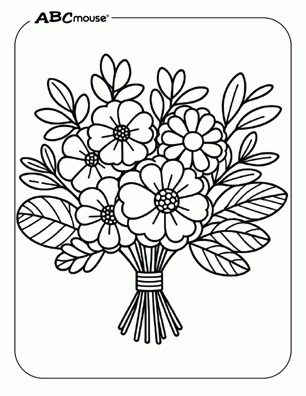 Flower Coloring Pages ABCmouse