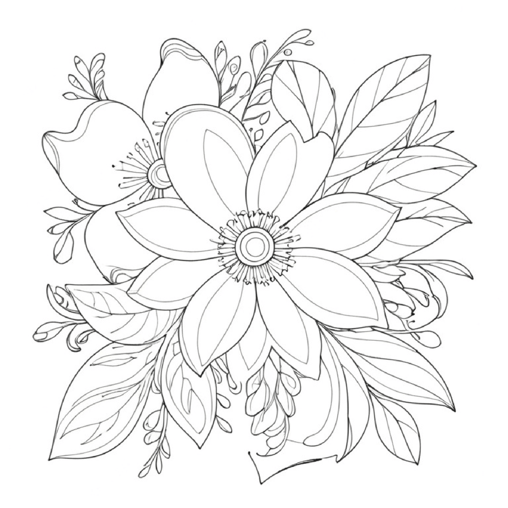 Flower Garden Adult Coloring Pages Collection Made By Teachers Flower Garden Adult Coloring Pages Collection Made By Teachers