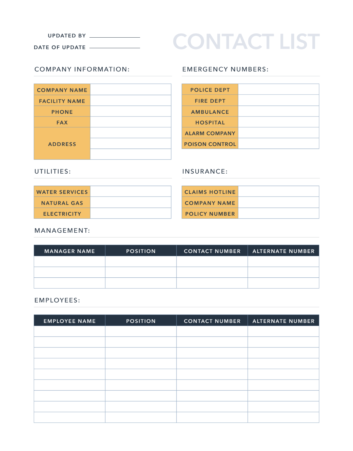 Free Contact List Template Excel PDF Google Sheets HubSpot Free Contact List Template Excel PDF Google Sheets HubSpot