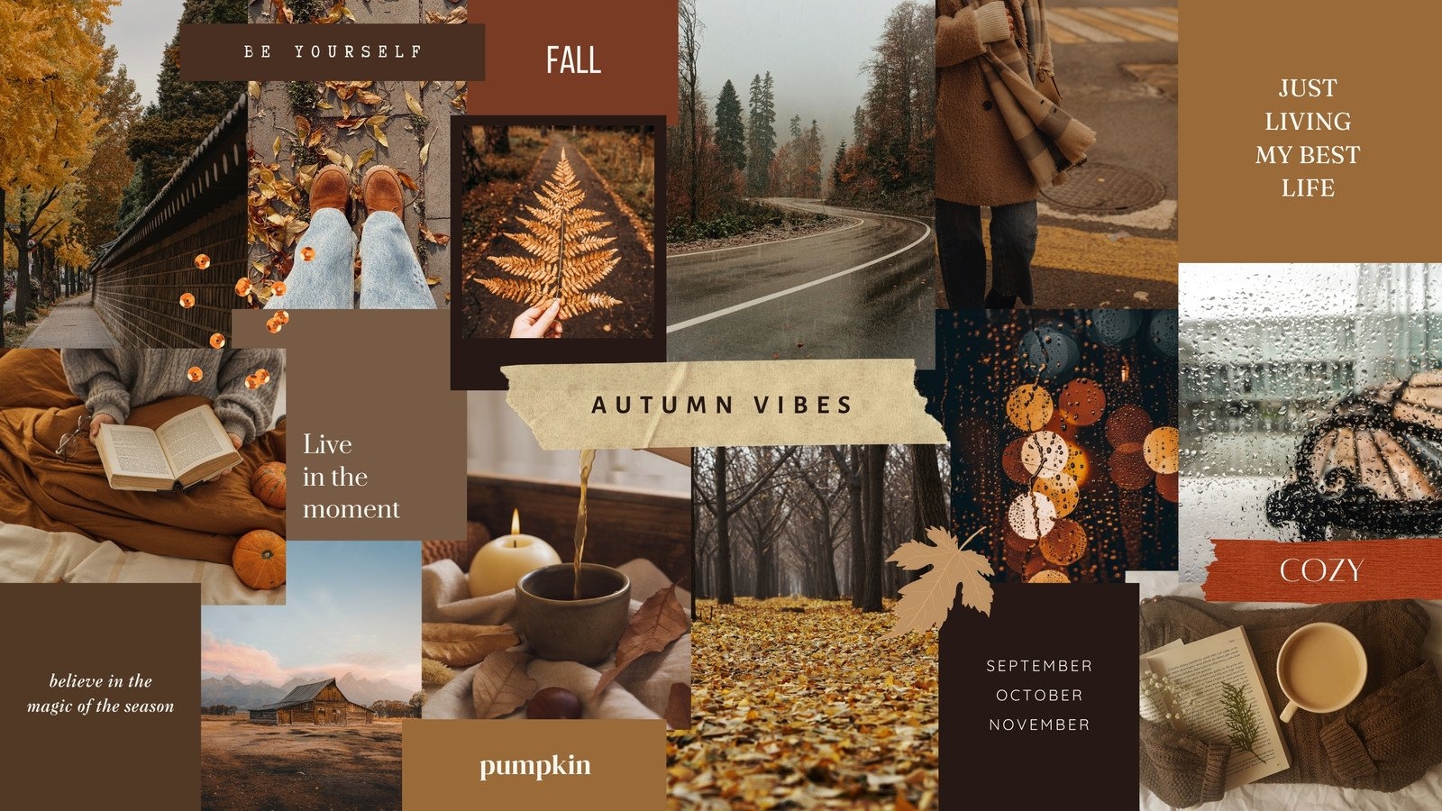 Free Customizable Autumn Desktop Wallpaper Templates Canva