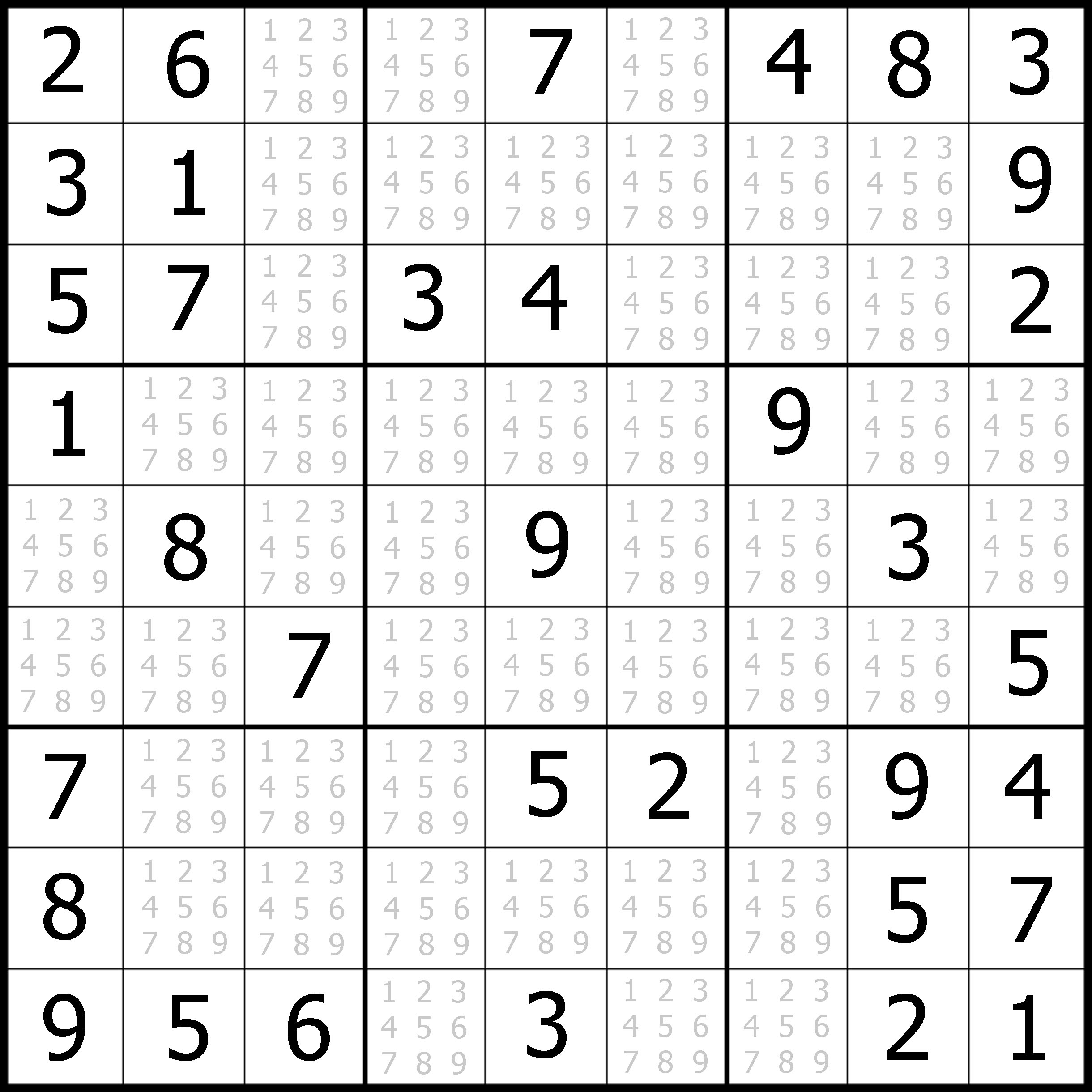 Free Easy Printable Free Sudoku Download Free Easy Printable Free Sudoku Png Images Free Worksheets On Clipart Library