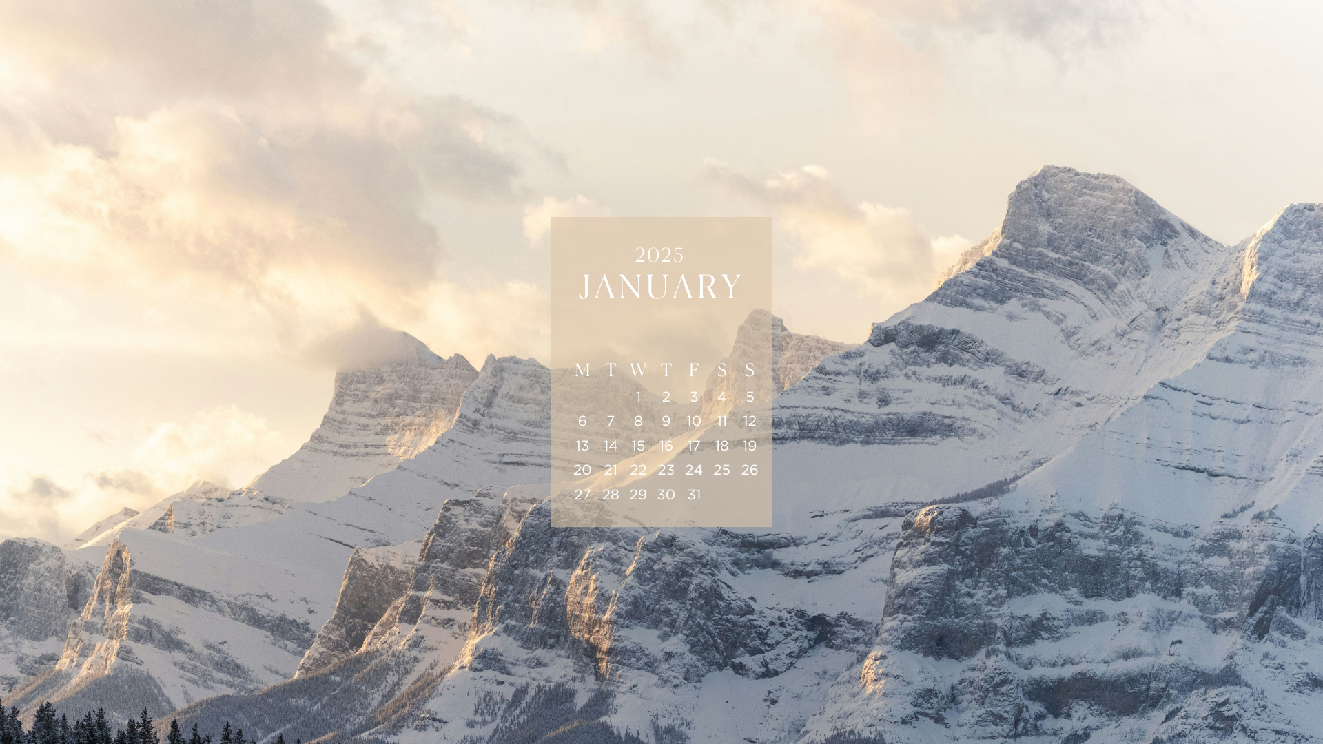Free January 2025 Tech Backgrounds Danielle Moss
