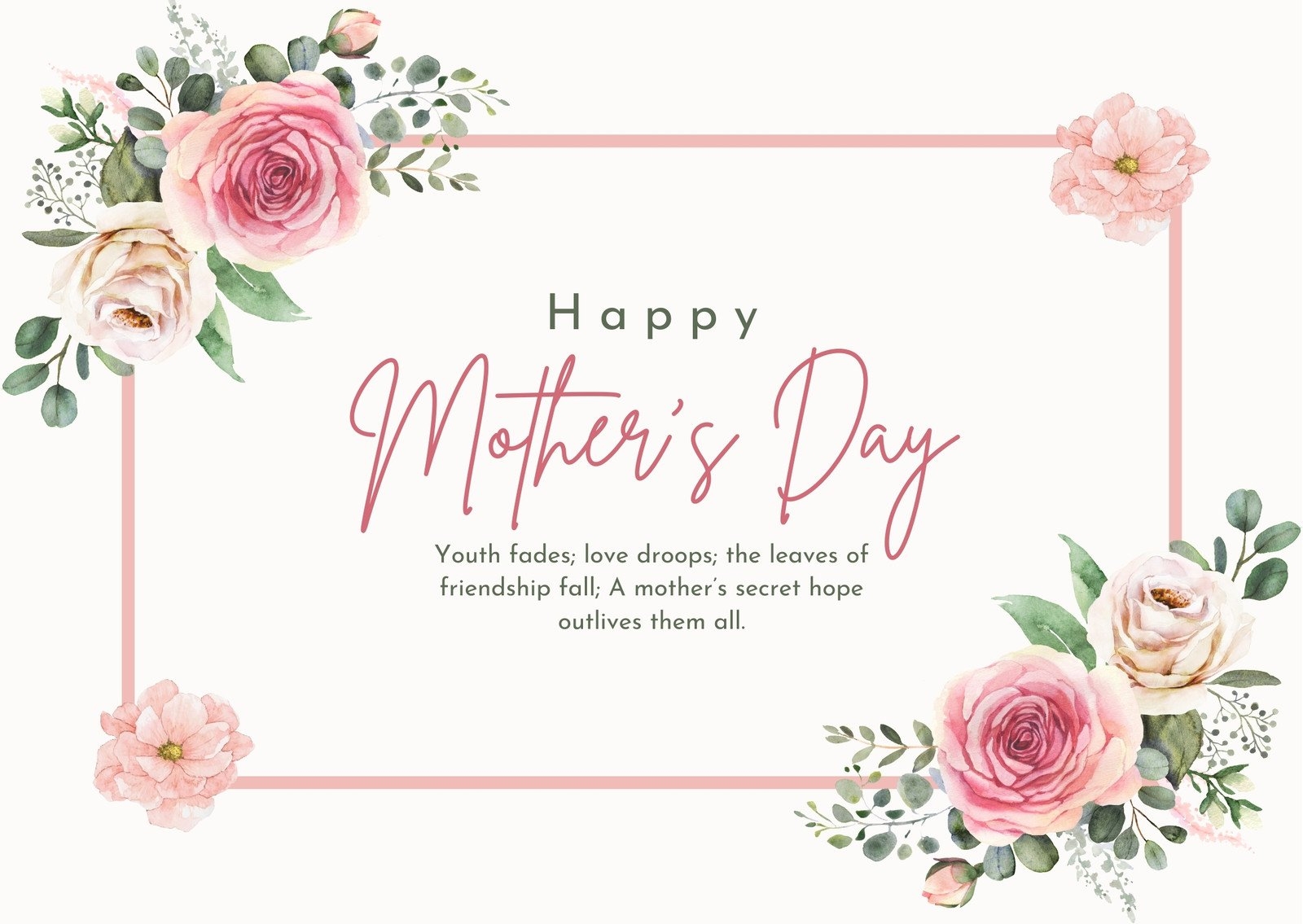 free mothers day e_cards