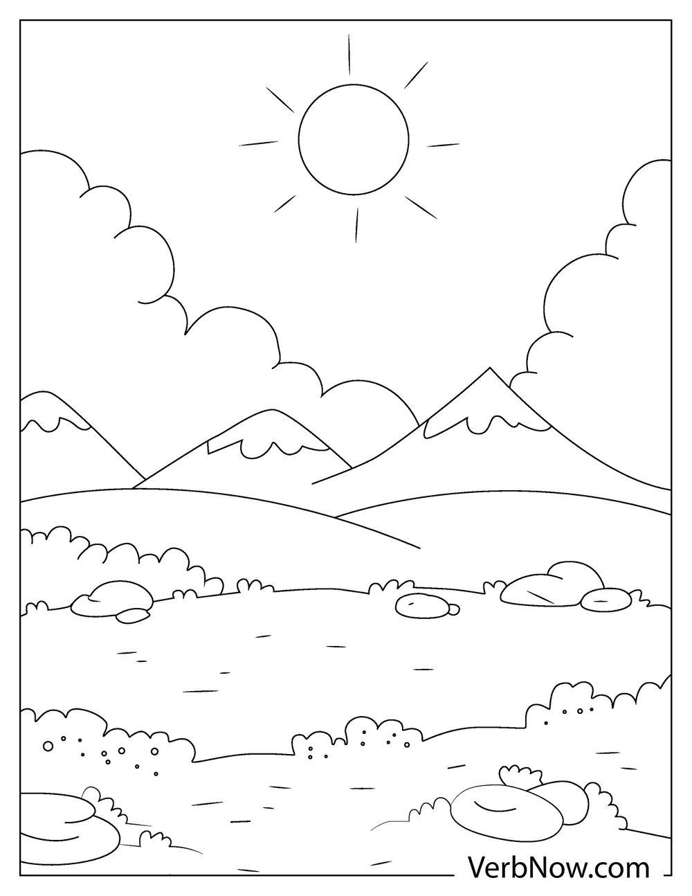 Free NATURE Coloring Pages For Download Printable PDF Free NATURE Coloring Pages For Download Printable PDF
