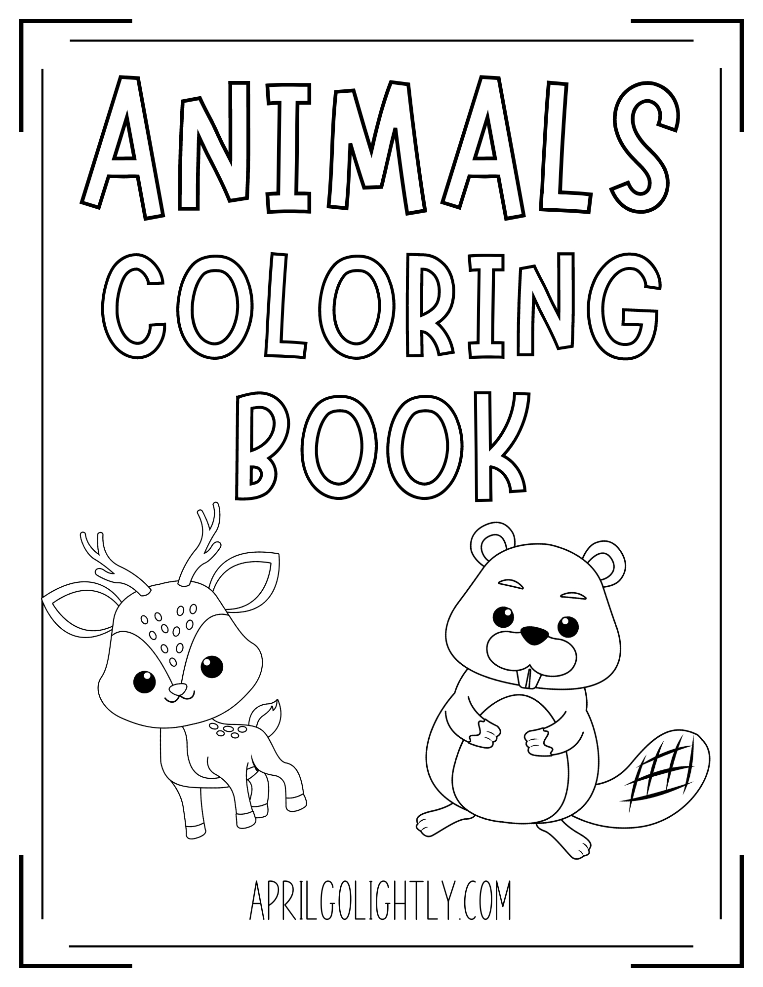 free printable coloring pages animals
