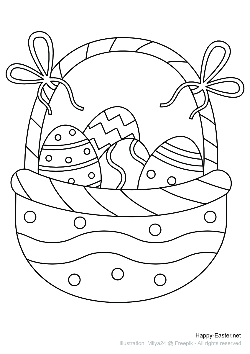 easter colouring to print