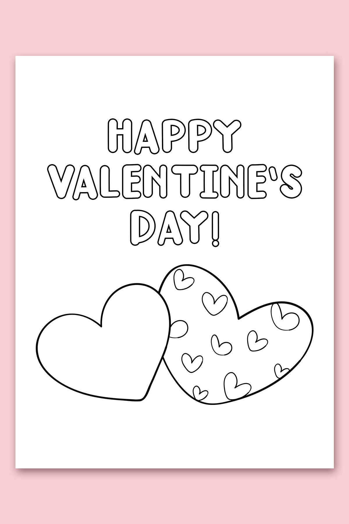 foldable printable valentines day cards to color foldable printable valentines day cards to color