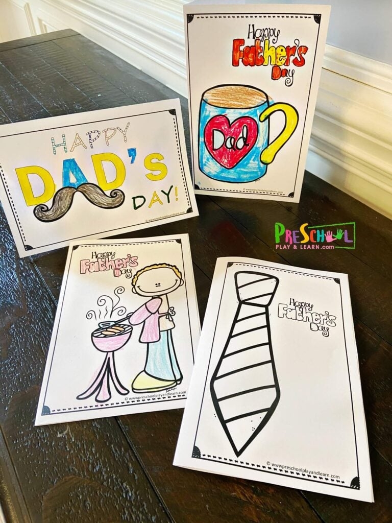 father's day card printable father's day card printable