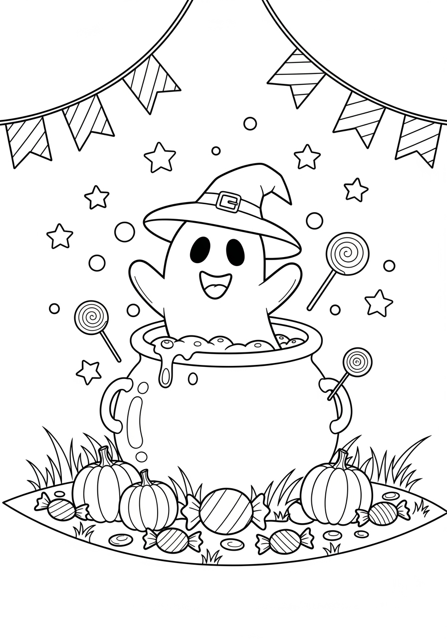 Free Printable Halloween Coloring Page For Preschoolers Free Printable Halloween Coloring Page For Preschoolers