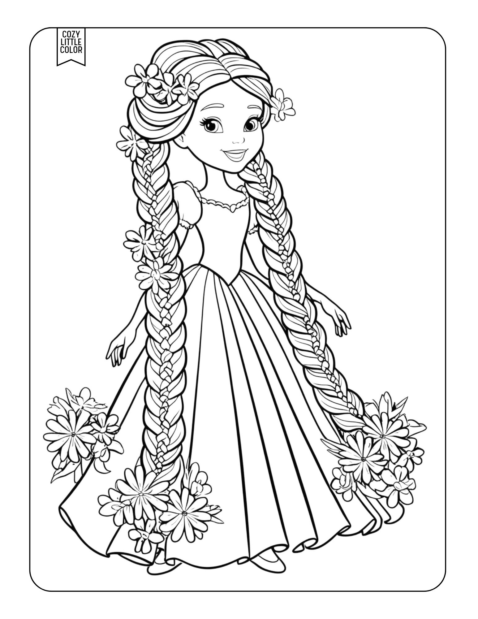 princess coloring pages printable free