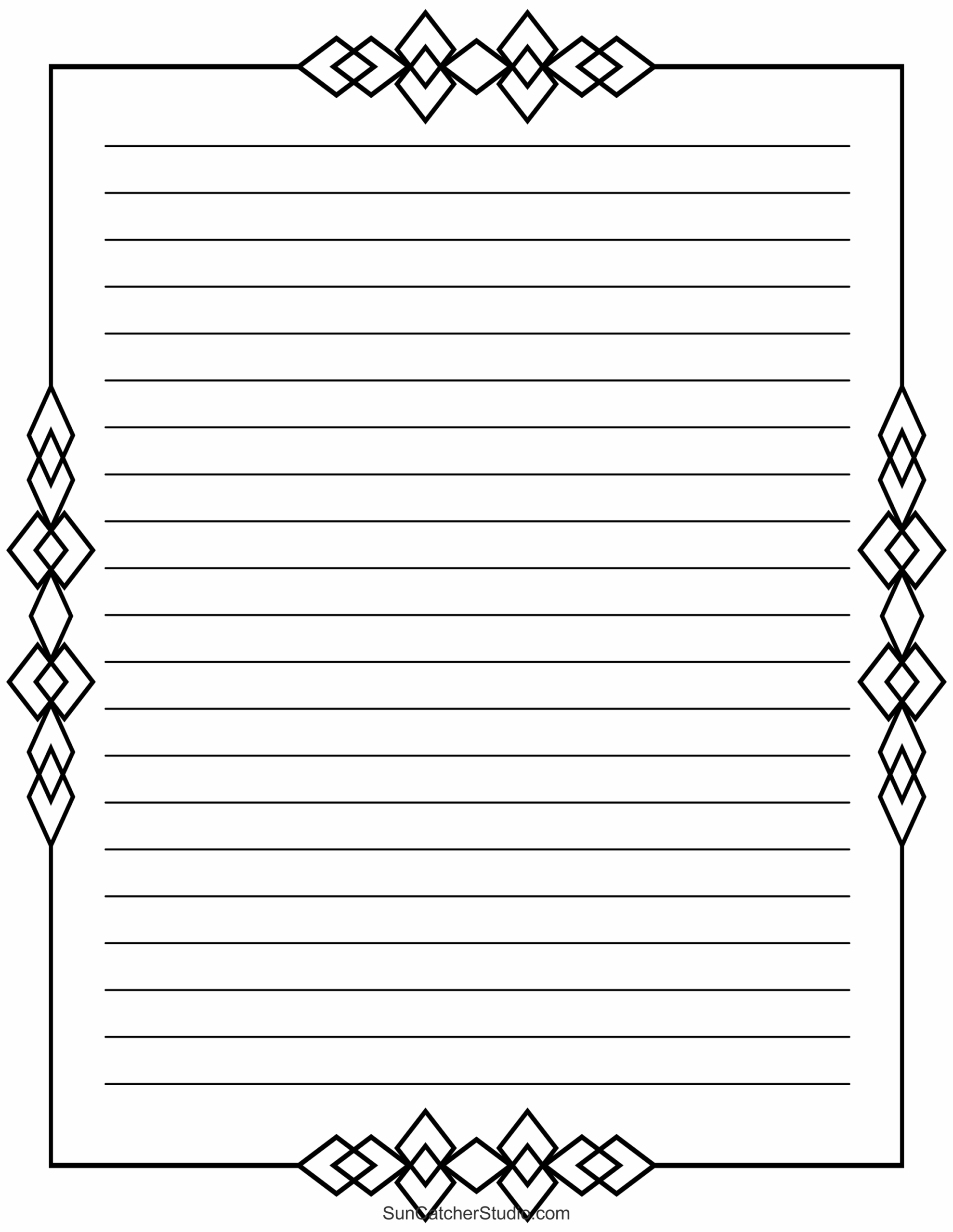 free printable lined paper