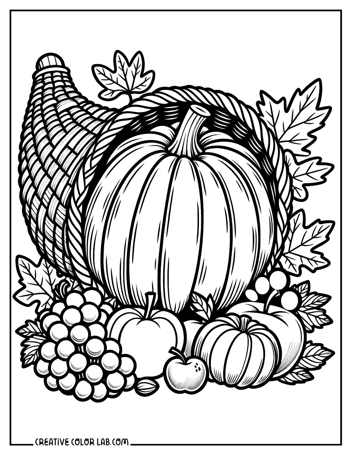 Free Thanksgiving Coloring Pages