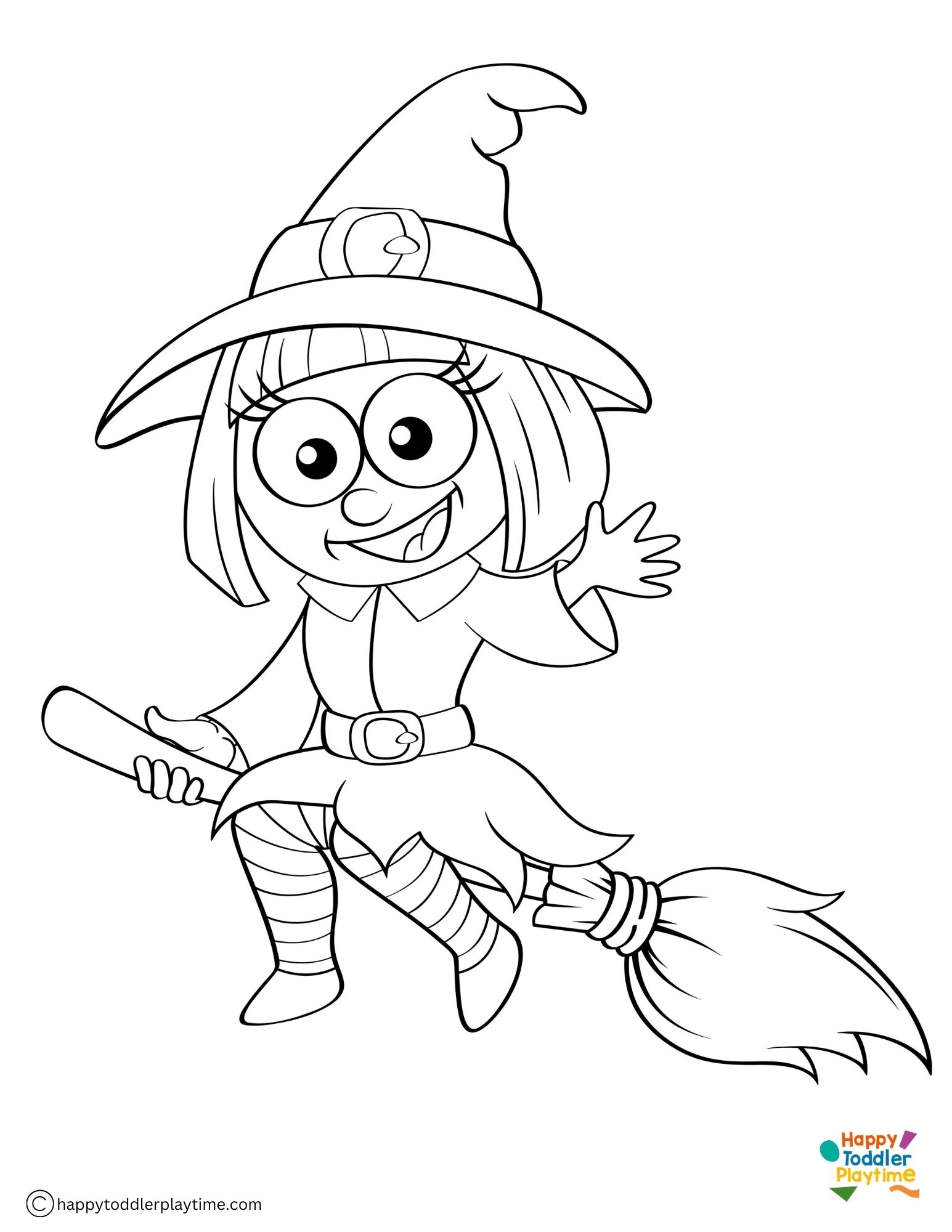 Free Witch Coloring Pages Happy Toddler Playtime Free Witch Coloring Pages Happy Toddler Playtime