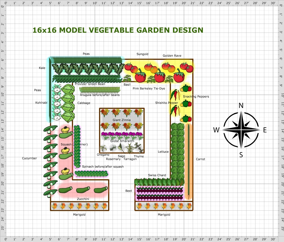 Garden Plan 2000 16x16 MODEL DESIGN