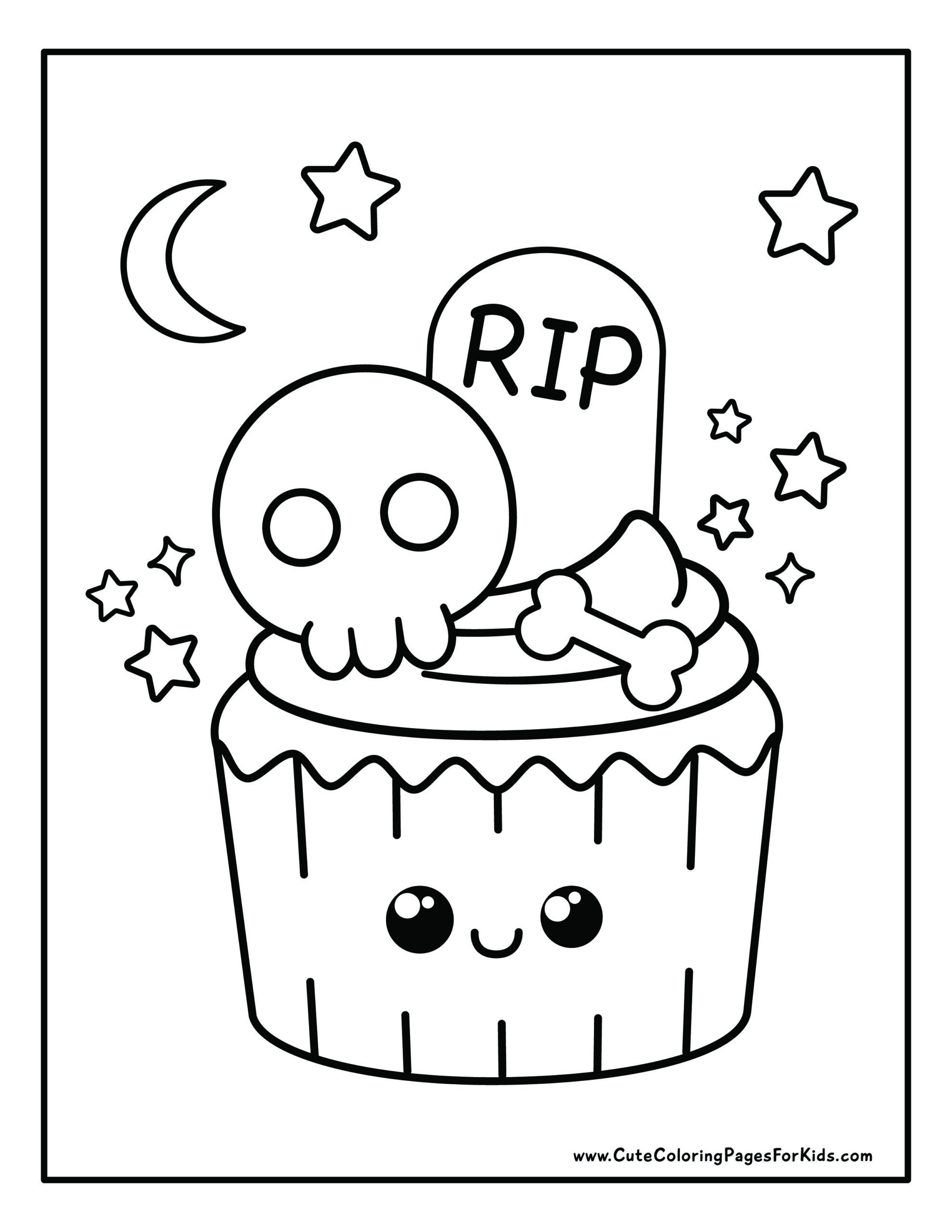 halloween pages to color