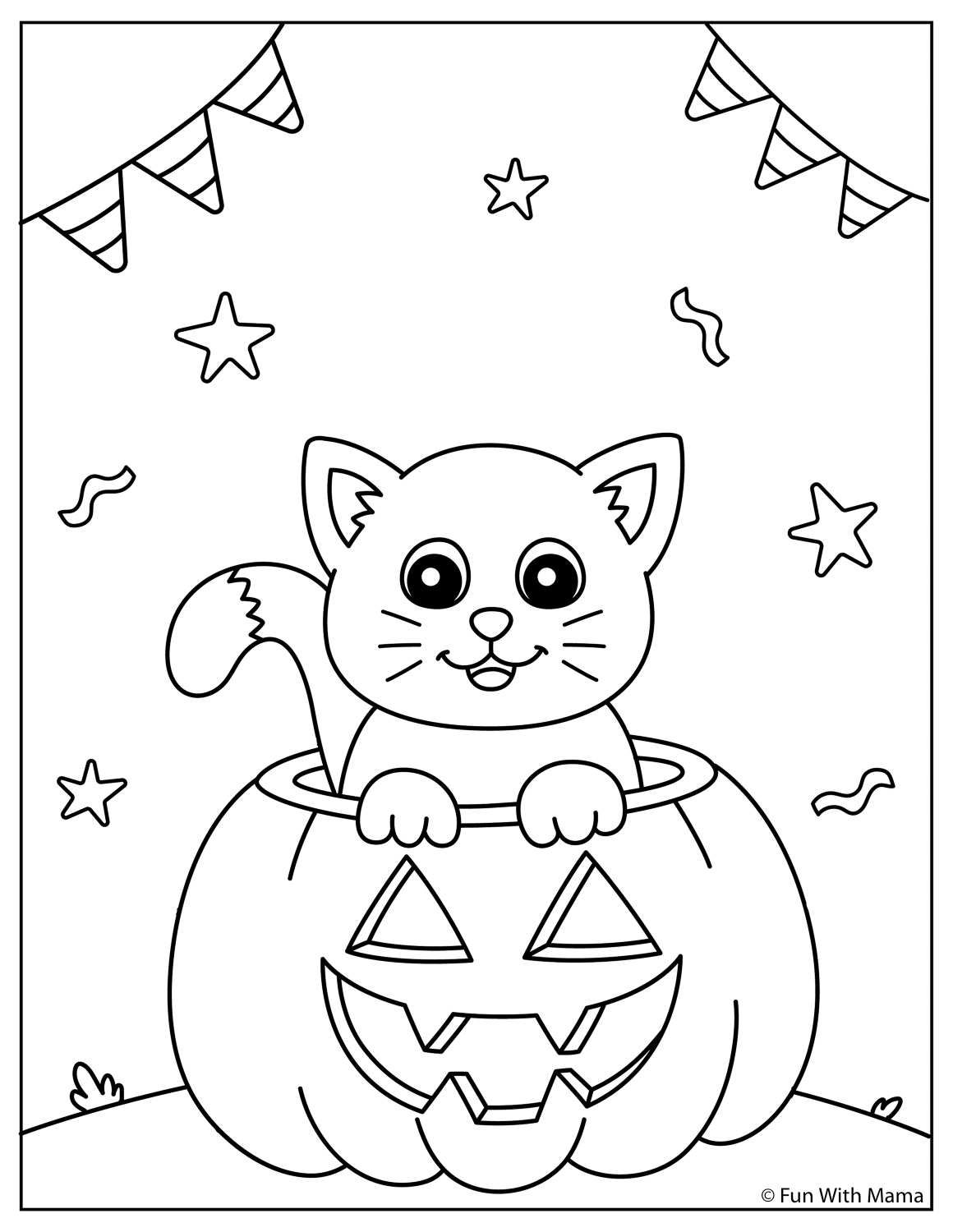 coloring pages printable halloween
