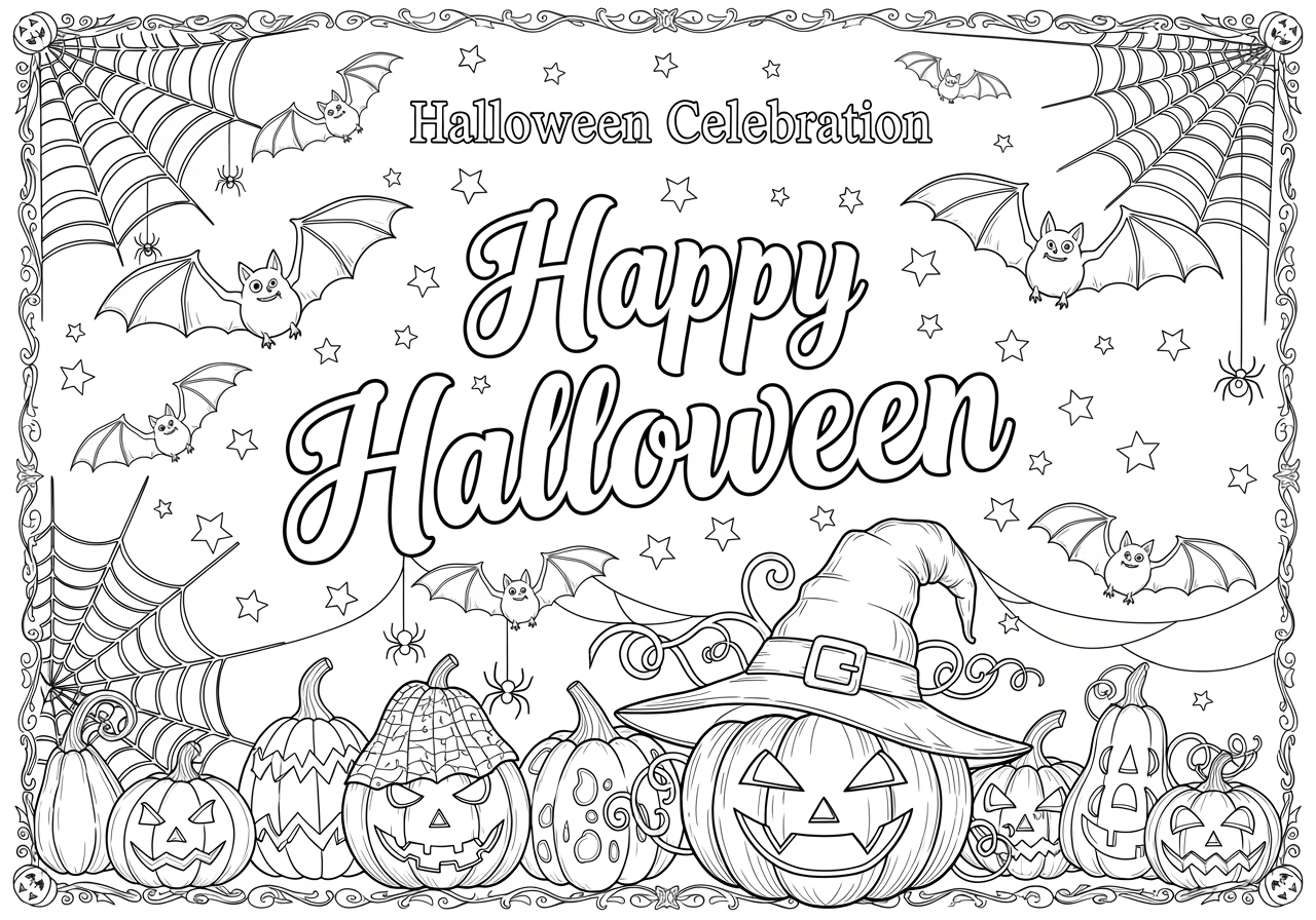 halloween coloring pages for adults