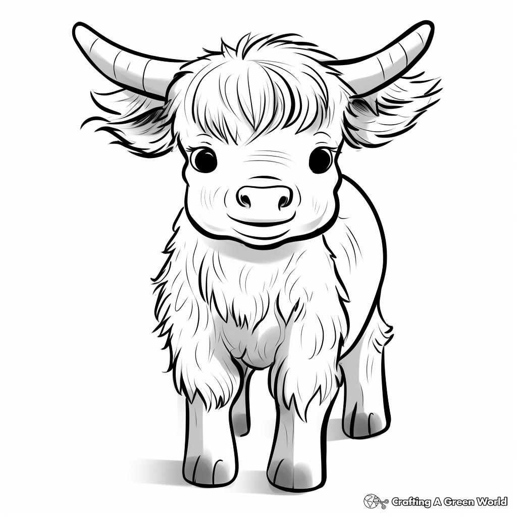 coloring sheet of a cow coloring sheet of a cow