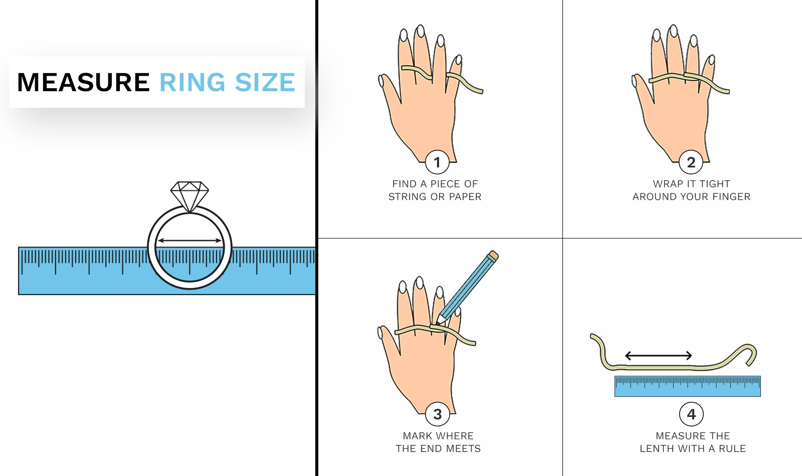 How To Measure Ring Size 8 Easy Proper DIY Methods