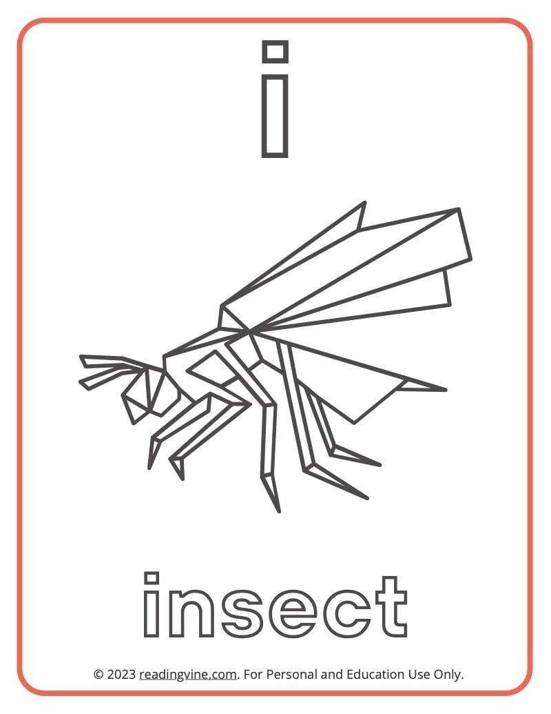 letter i coloring page letter i coloring page