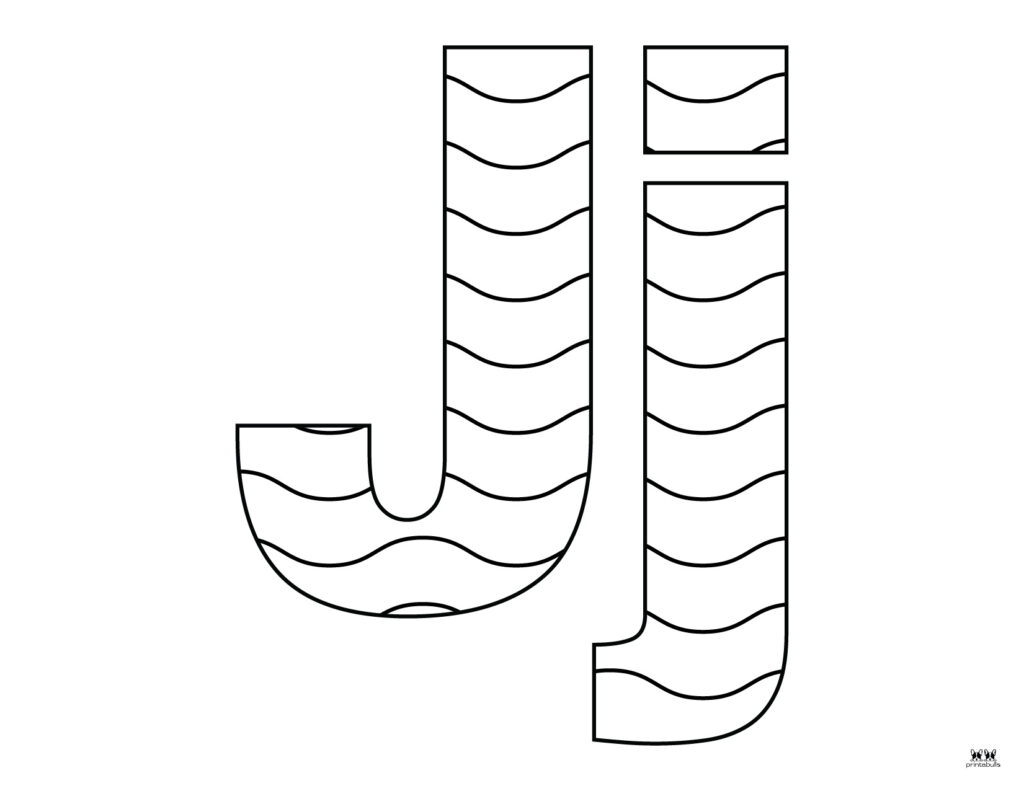 Letter J Coloring Pages 15 FREE Pages Printabulls Letter J Coloring Pages 15 FREE Pages Printabulls
