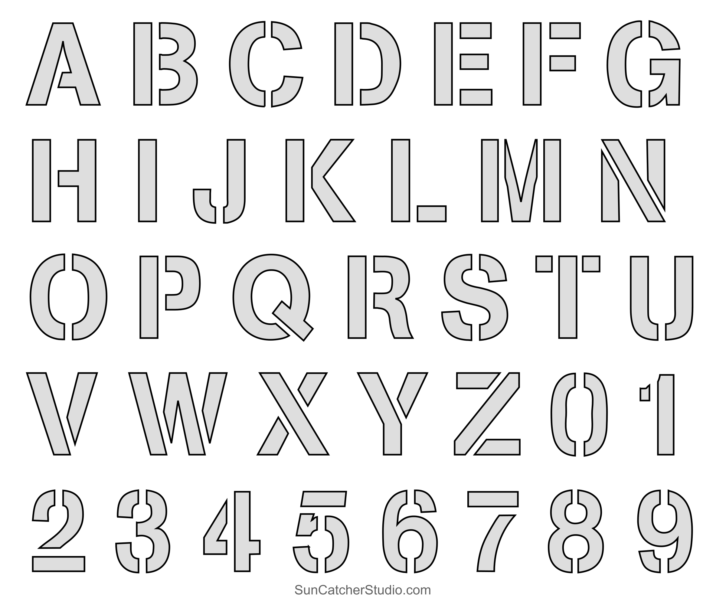 Letter Stencils Printable Alphabet Font Templates Patterns Free Printables Lettering SVG Files Tools Apps Letter Stencils Printable Alphabet Font Templates Patterns Free Printables Lettering SVG Files Tools Apps