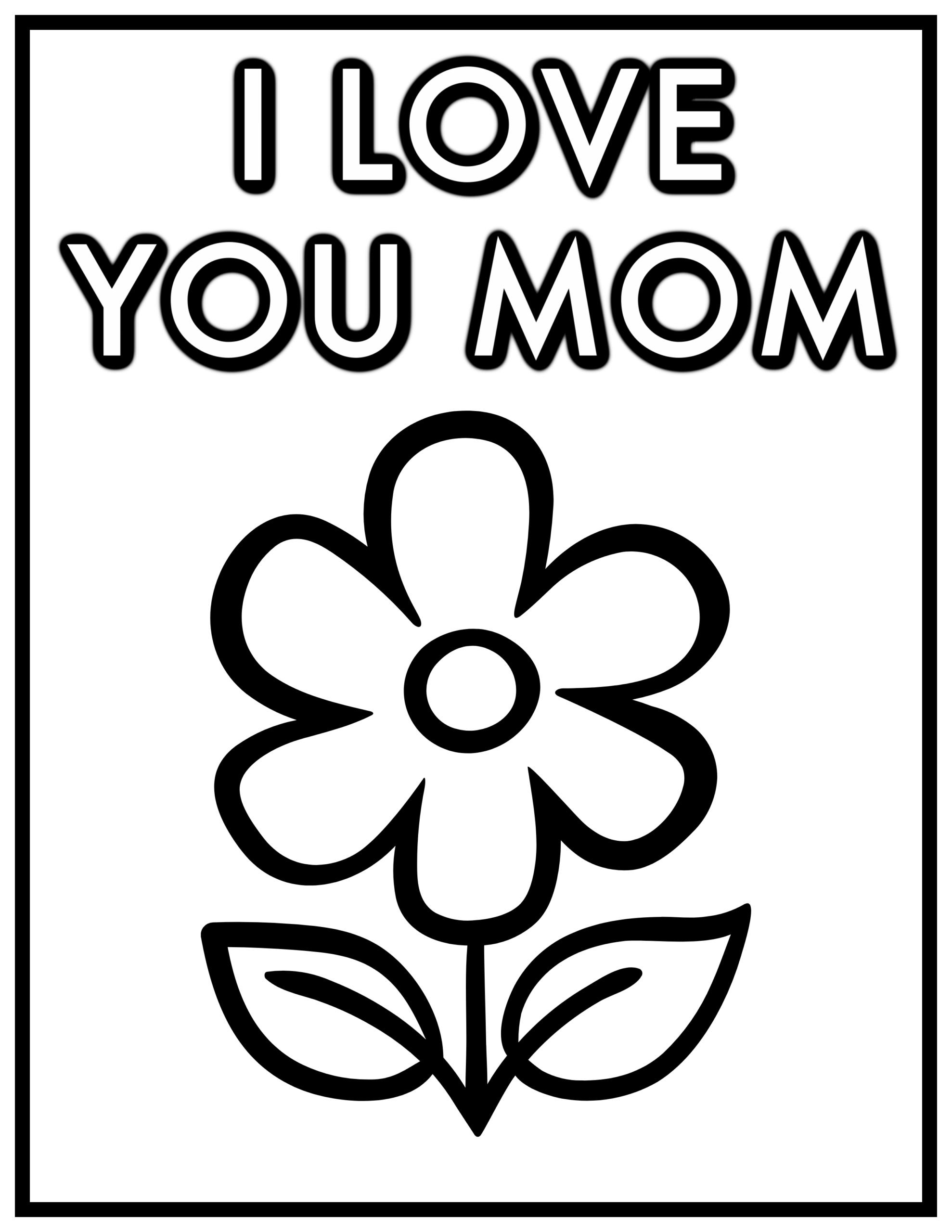 mothers day coloring pages