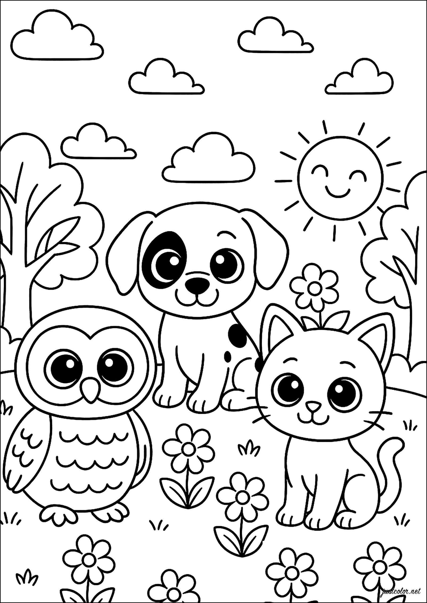 Pretty Animals In The Park Beanie Boo Coloring Pages Pretty Animals In The Park Beanie Boo Coloring Pages