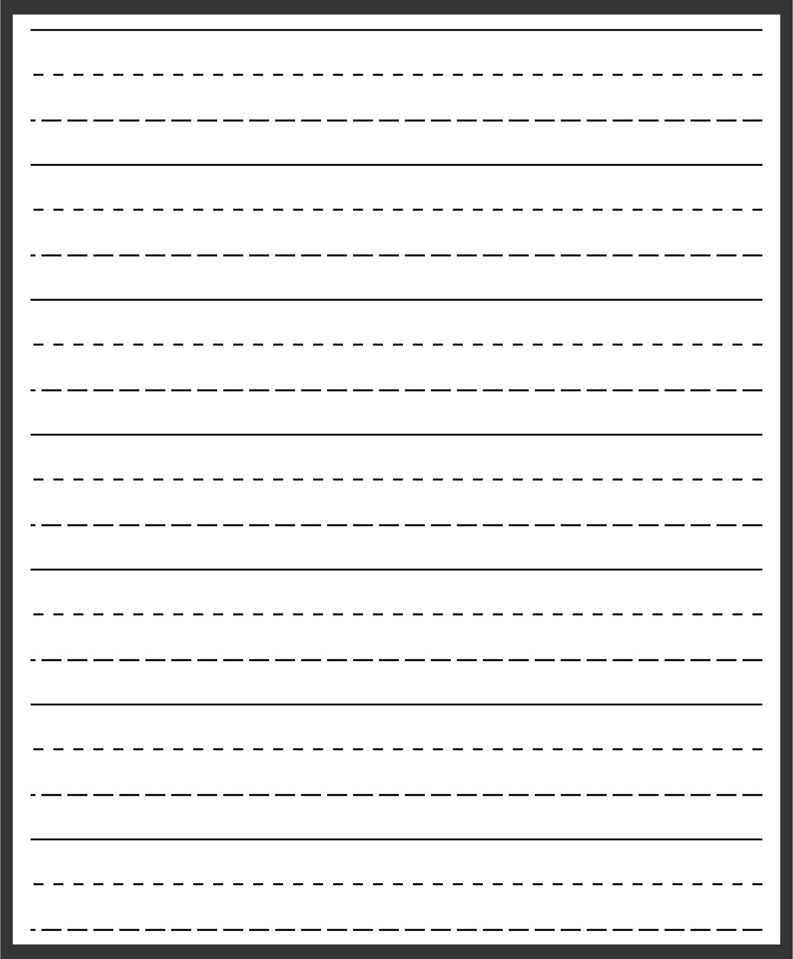 printable lined paper pdf