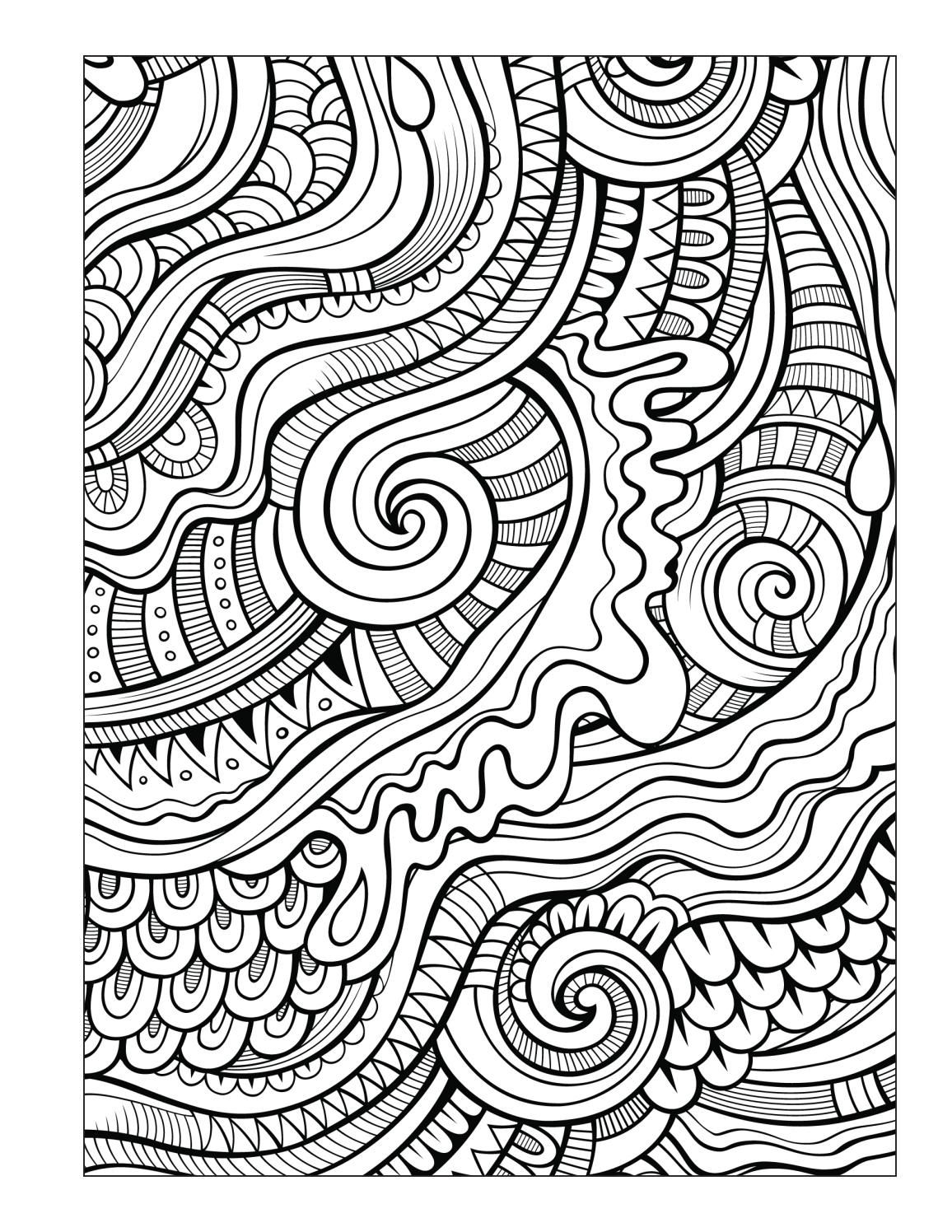 Abstract Designs To Color