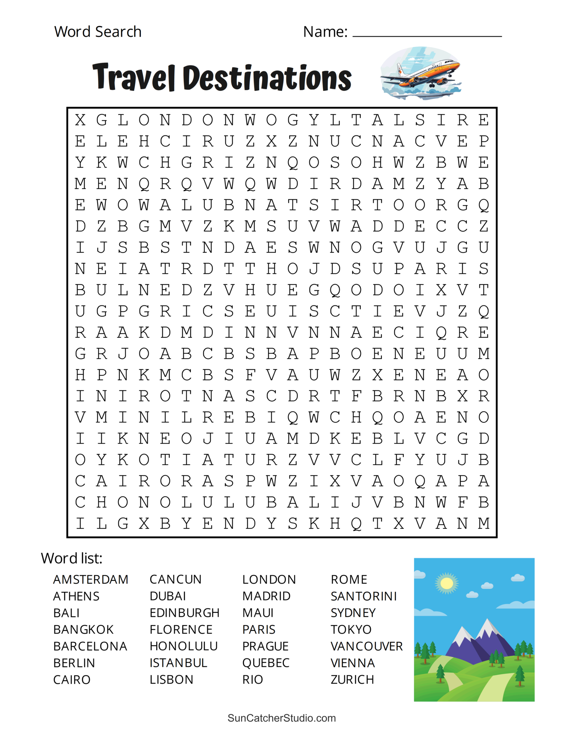 Free Printable Word Finds For Adults