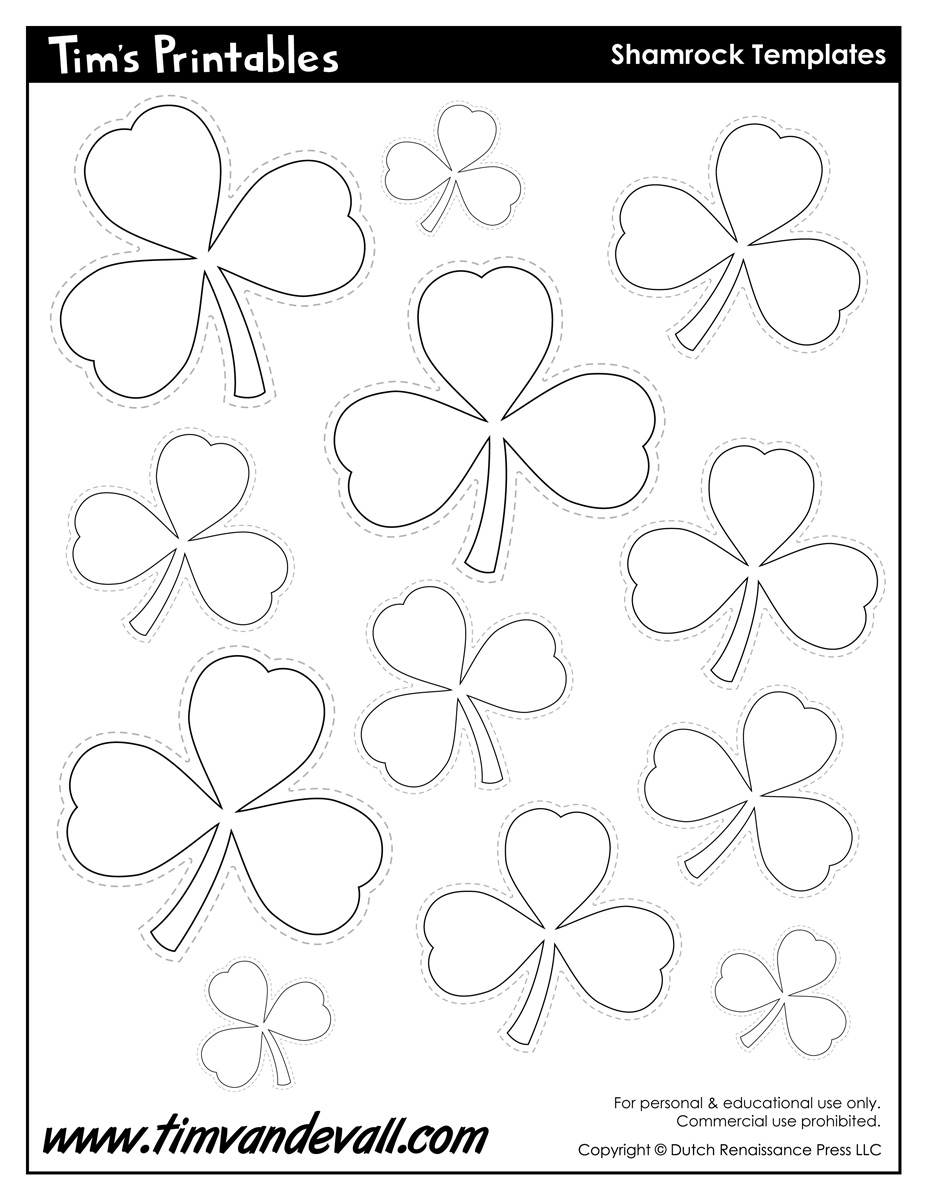 shamrock patterns to cut out shamrock patterns to cut out