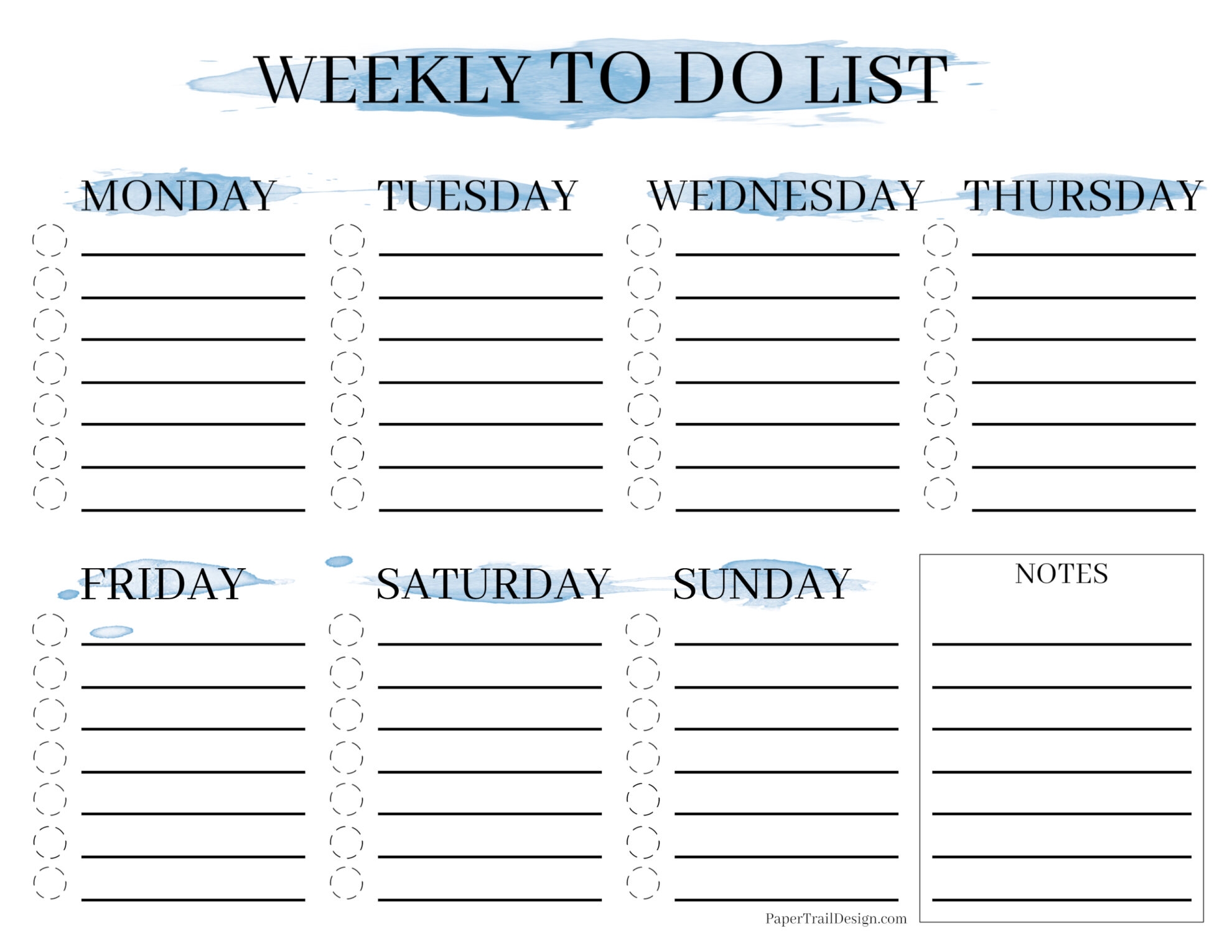 to do list template