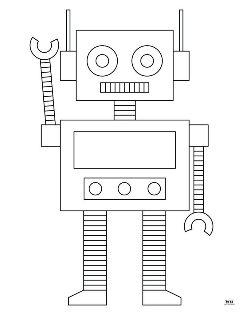 robot colouring in pages robot colouring in pages