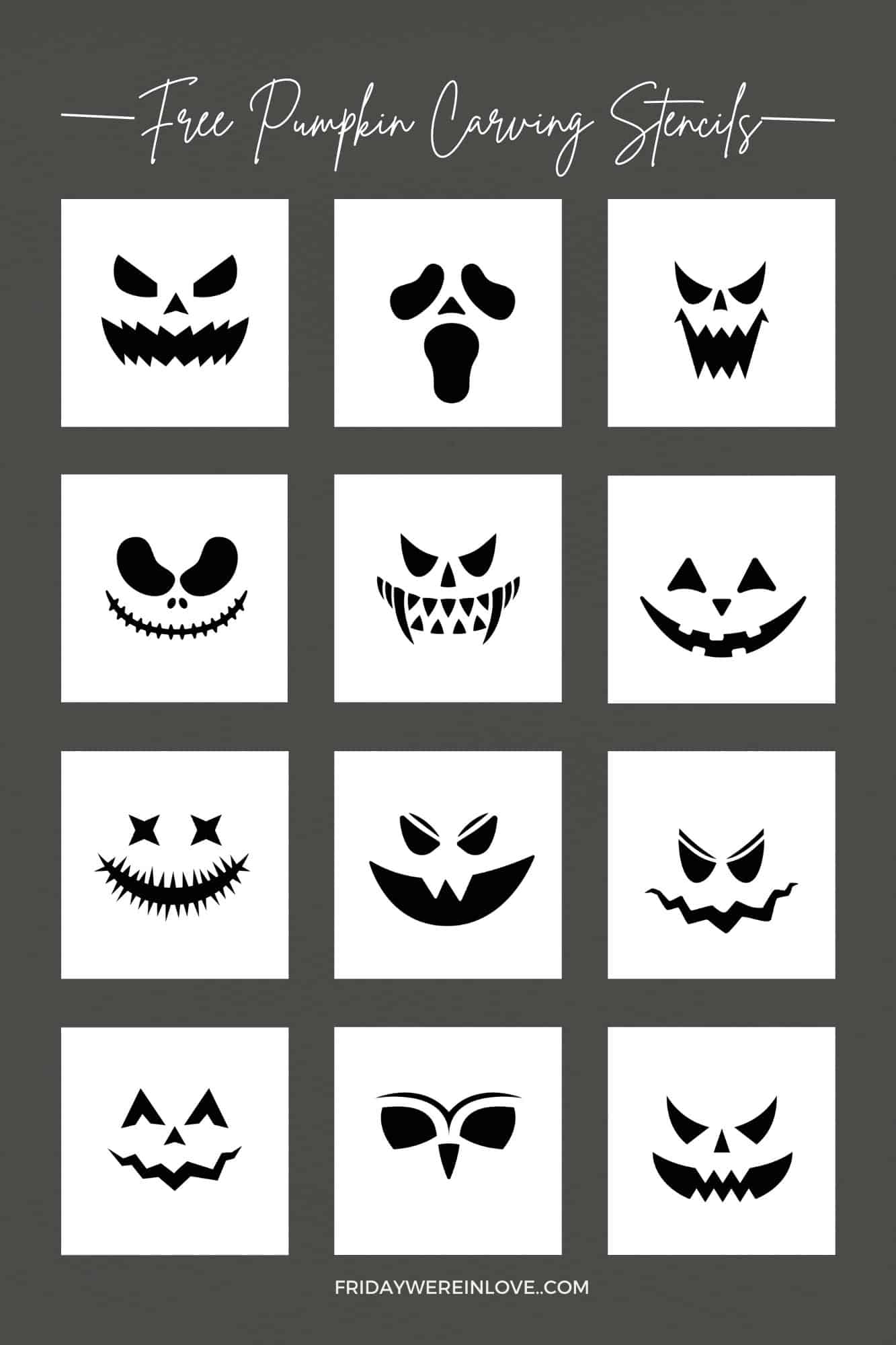 halloween pumpkin carving stencils
