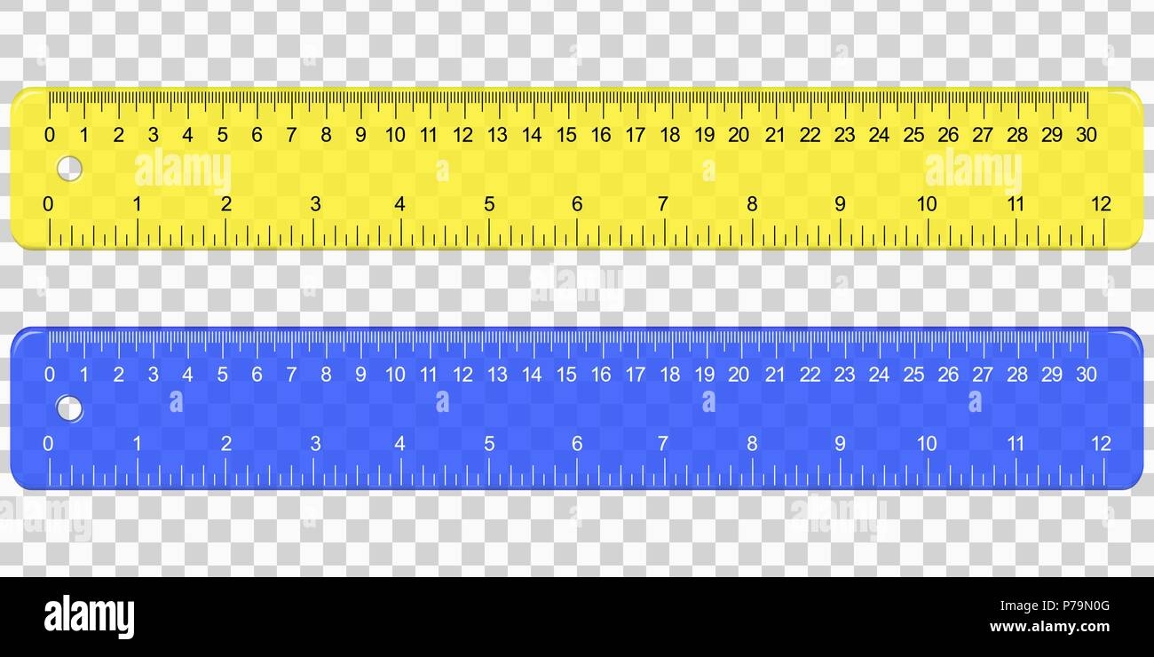 ruler with centimeters and inches